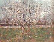 Vincent Van Gogh Orchard in Blossom (nn04) oil painting picture wholesale